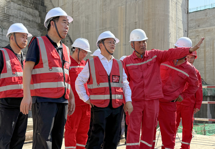 李东锋勉励几内亚阿玛利亚水电站建设者：全力以赴优质履约